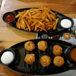 Peri Peri Fries + Fried Veg Momo 